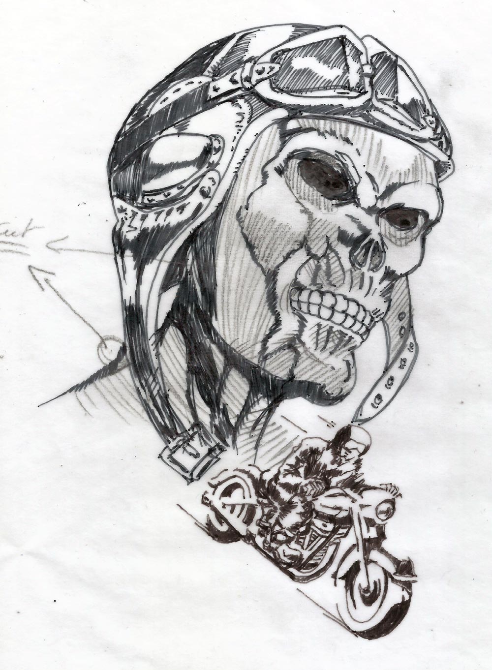 Projet 'Tribal', faisant suite à l'actualisation d'un tattoo ancien sur l'épaule et le biceps
